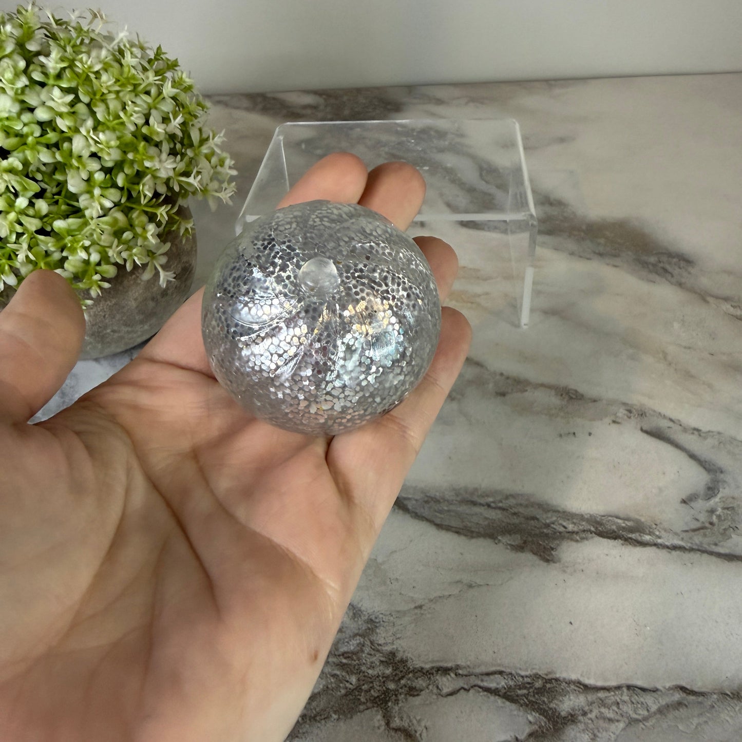 Squishy Toy - Mini Dumpling, Quick Glitter + Water Bead