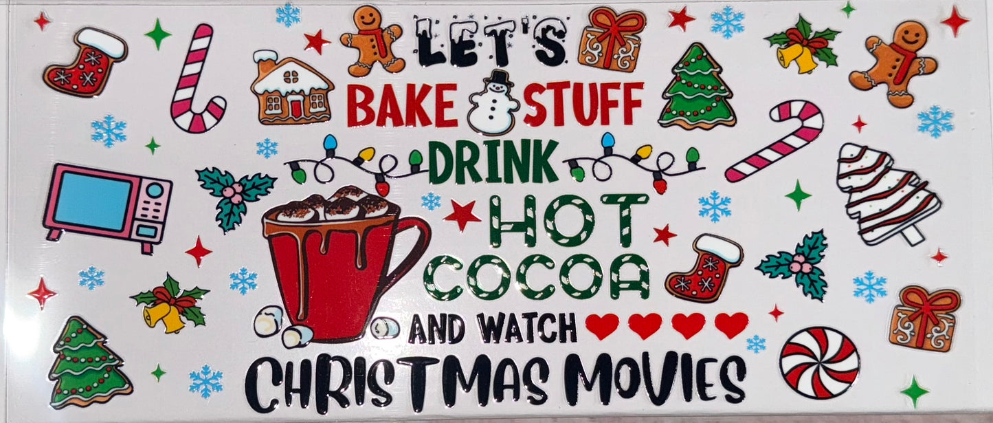 Tumbler Wrap/Decal - bake stuff
