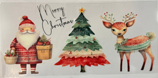 Christmas Tumbler Wrap/Decal