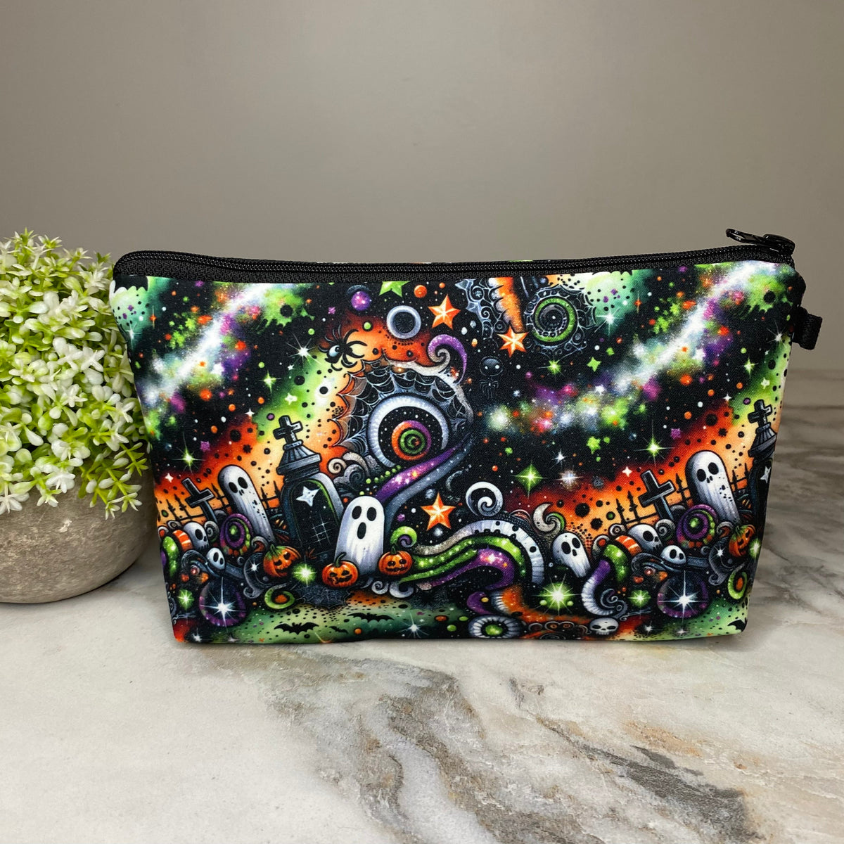 Pouch - Halloween Fall - Ghost Graveyard
