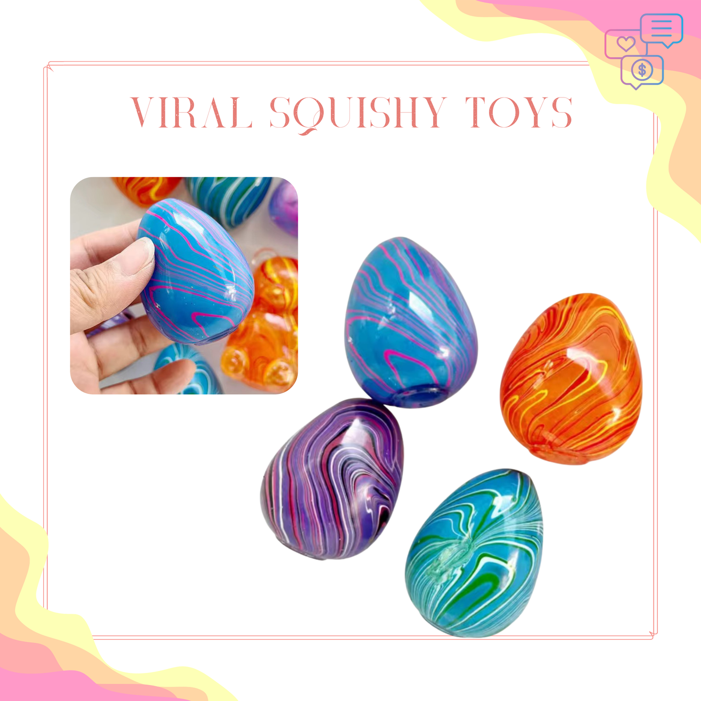 Squishy Toy - Gumdrop Marble