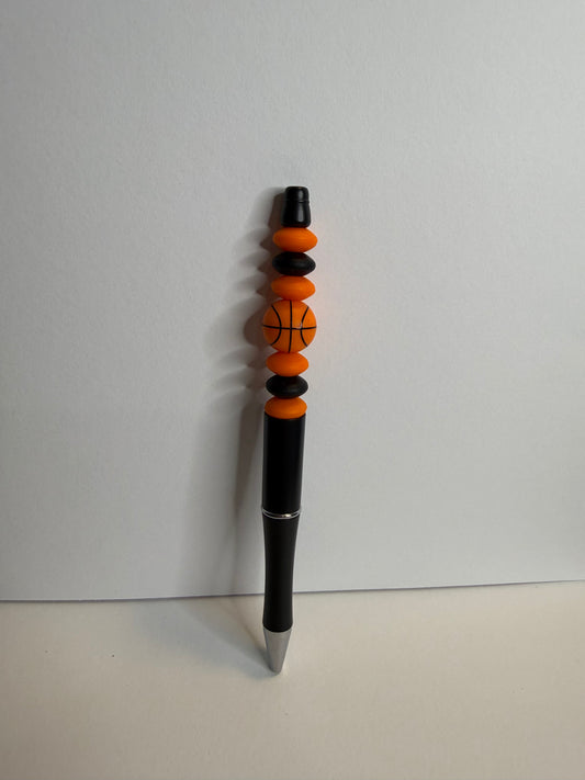 basketball on black premade pen