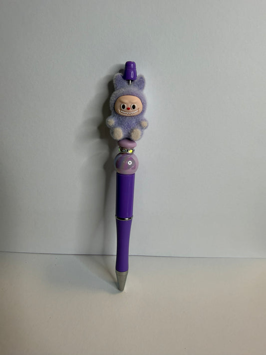 Purple HAS Labubu on purple pen premade pen
