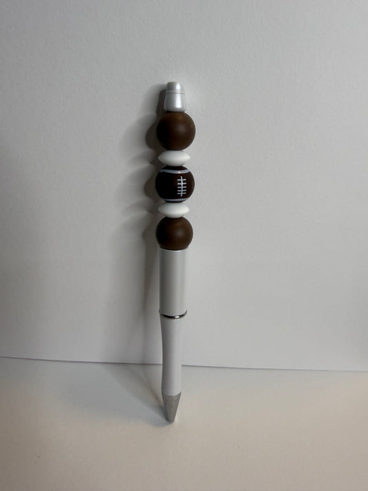 football on white premade pen
