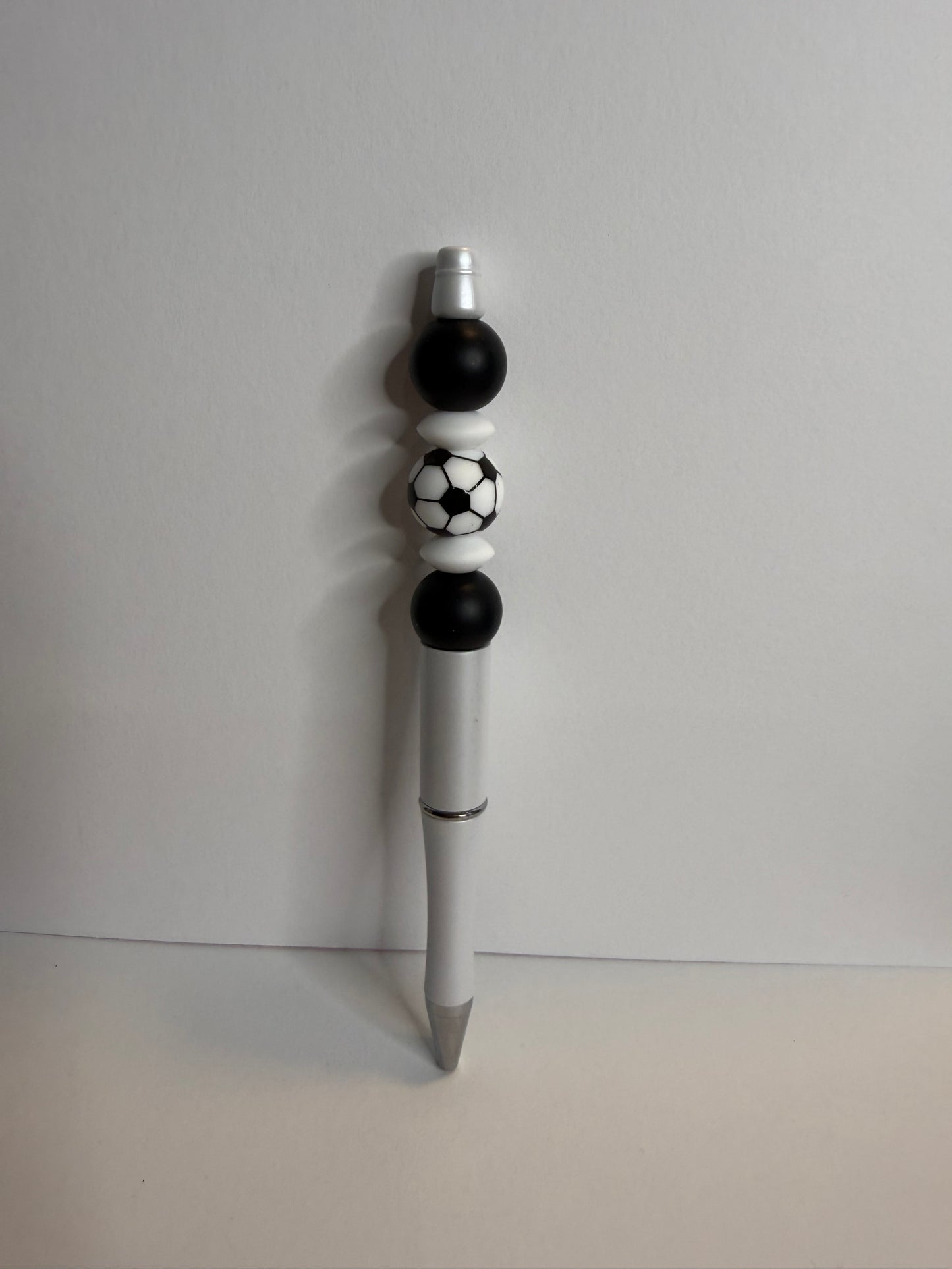 soccer on white premade pen