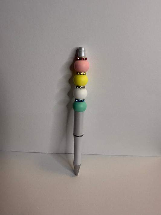 pastel on white premade pen