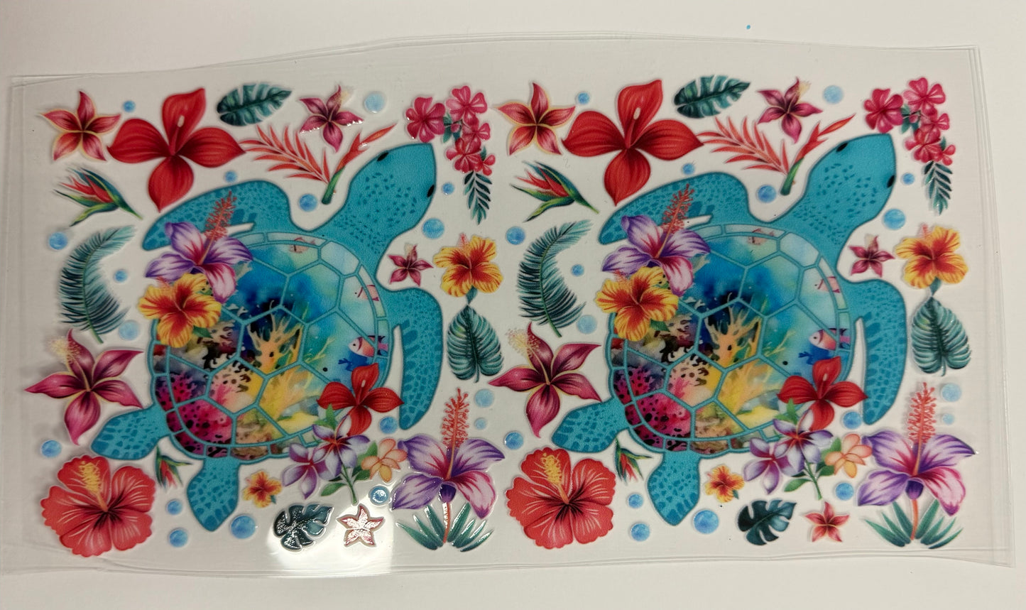 Sea turtle Tumbler Wrap/Decal