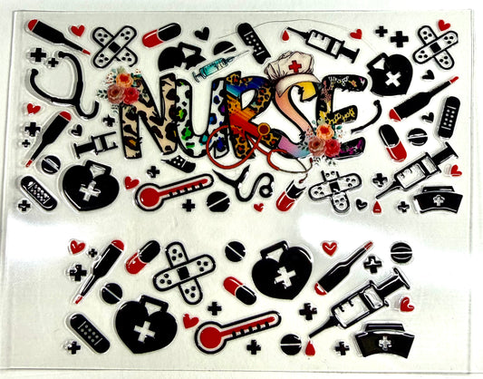 3oz Nurse Decal