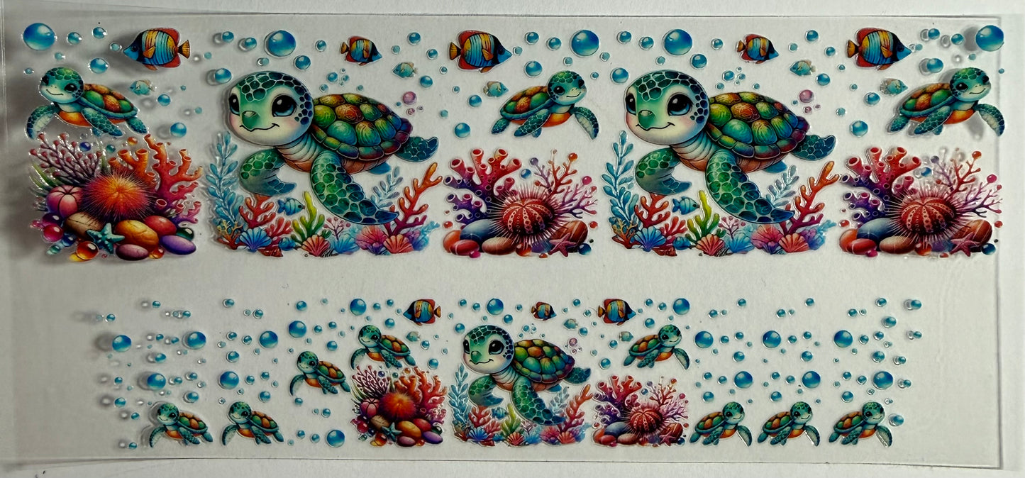 3oz Sea Turtle Decal