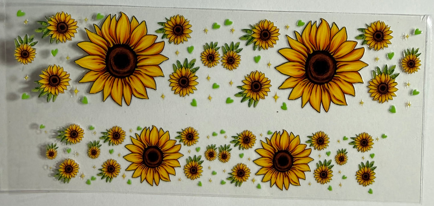 3oz Sunflower Decal
