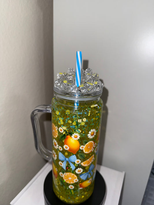 20oz handle Lemon Premade Cup