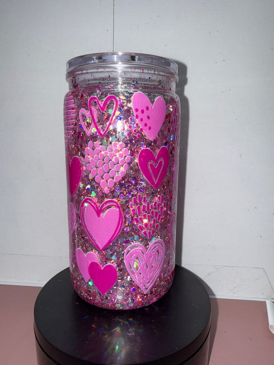 Hearts premade cup