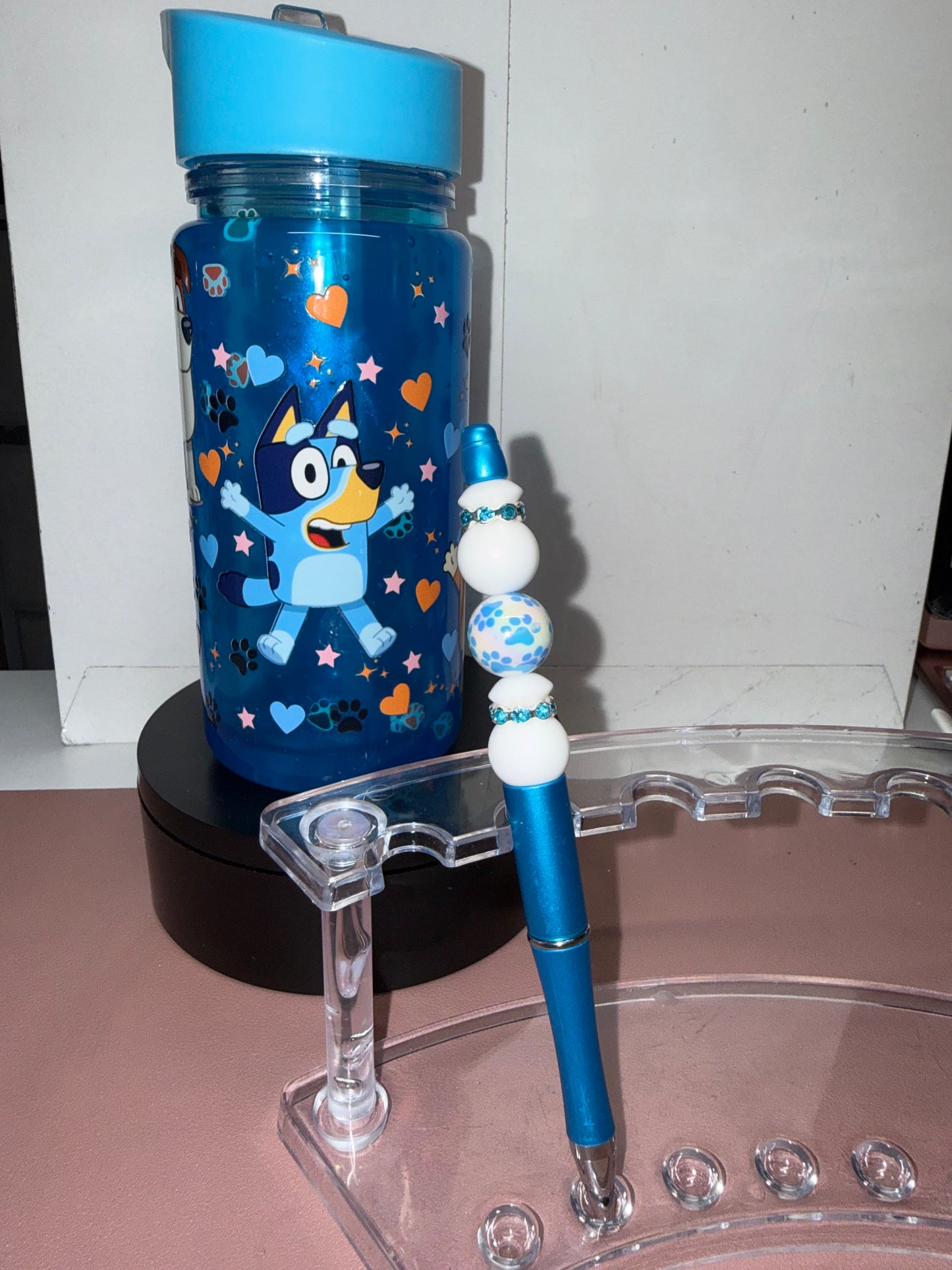 Bluey cup and pen set