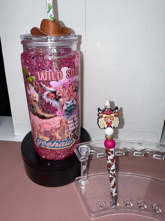Western Cup with Pen Set