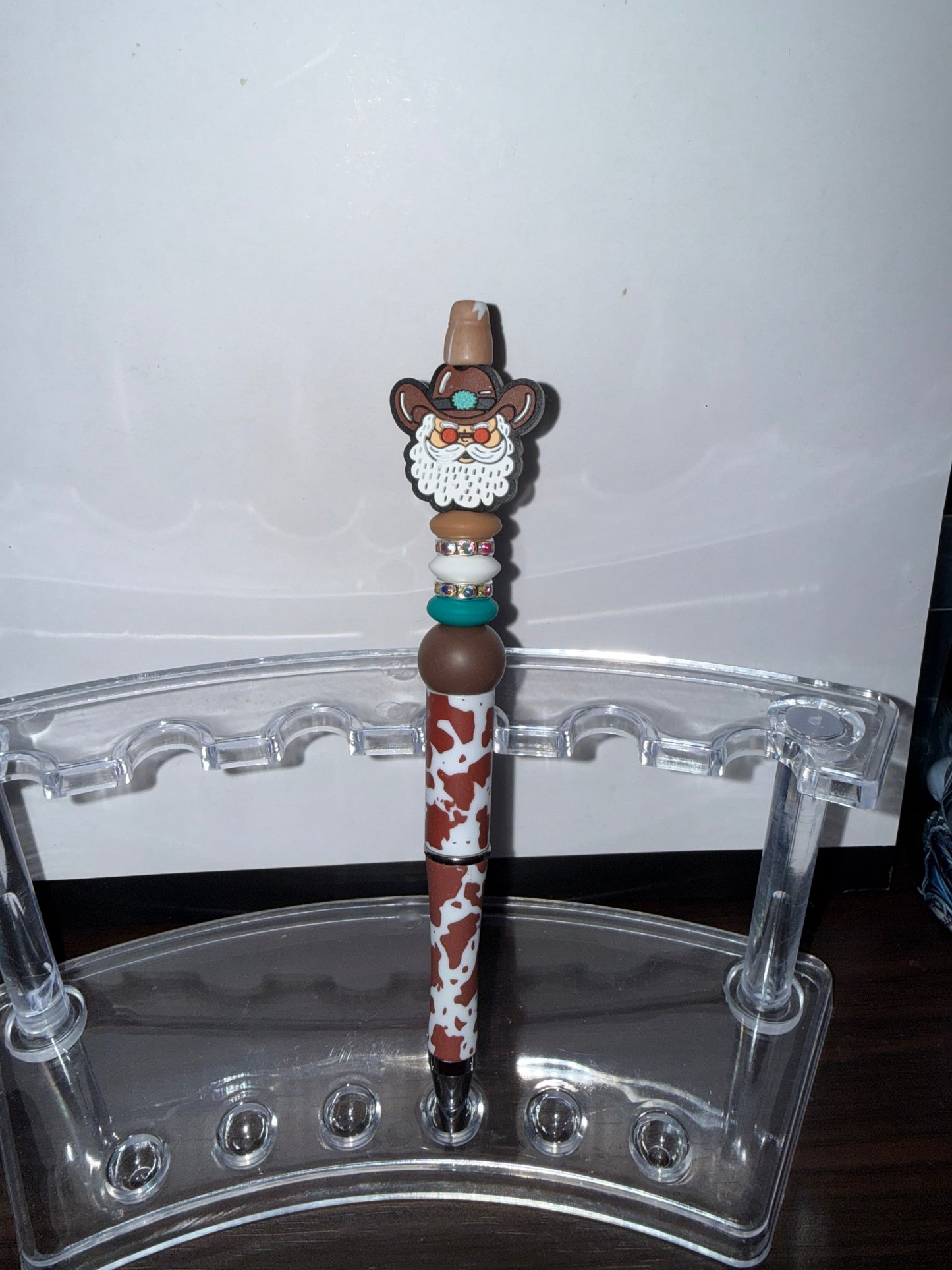 Cowboy Santa premade pen