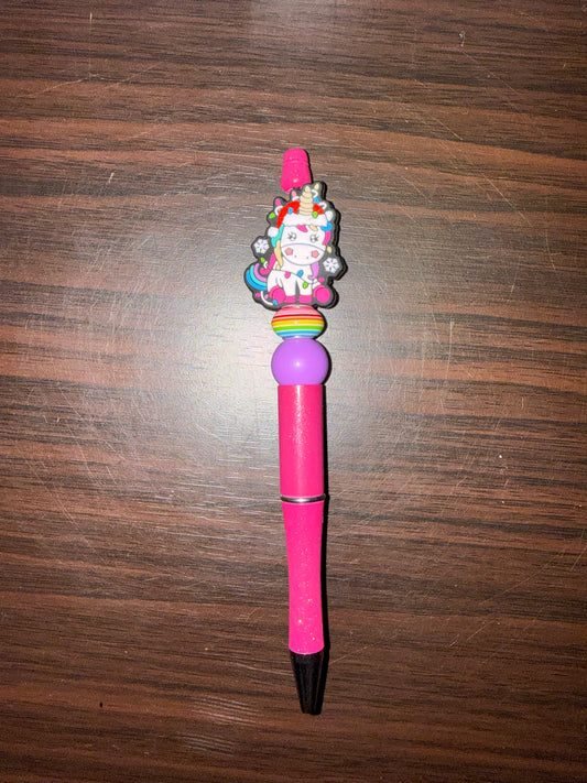Christmas Unicorn Premade Pen