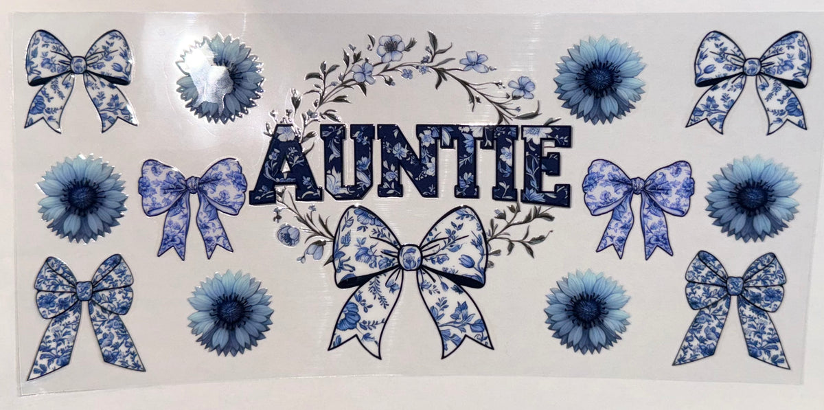 Auntie Tumbler Wrap/Decal