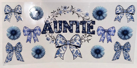 Auntie Tumbler Wrap/Decal