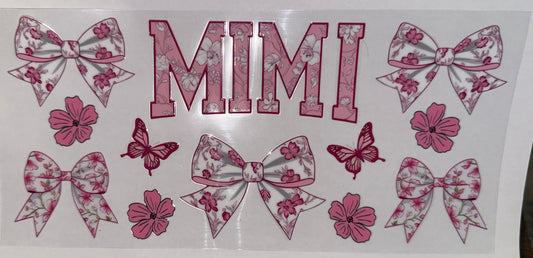 Mimi Tumbler Wrap/Decal