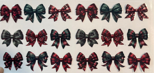 Christmas Bows Cup Wrap
