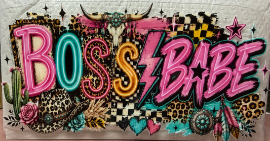 Boss Babe Tumbler Wrap/Decal