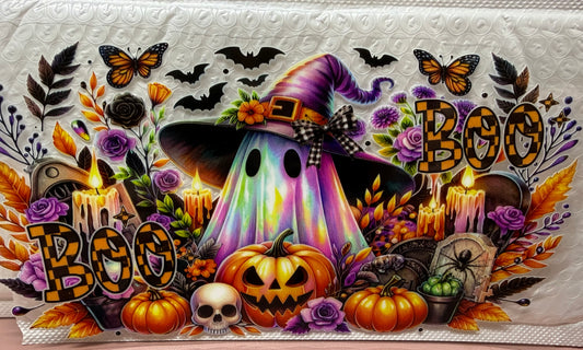 ghost boo Tumbler Wrap/Decal