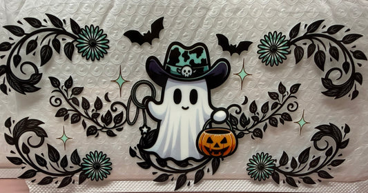 Cowboy Ghost Tumbler Wrap/Decal