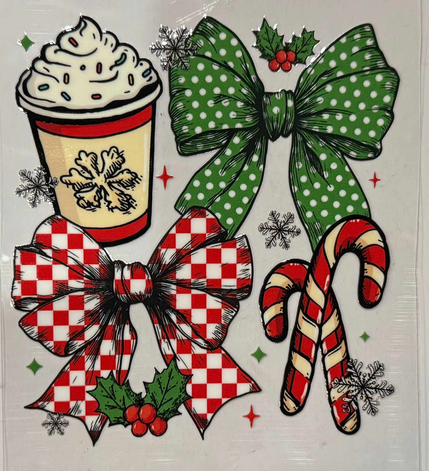 Christmas Tumbler Wrap/Decal