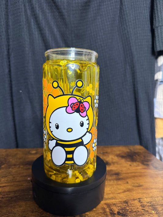 HK honey drip cup -premade cup