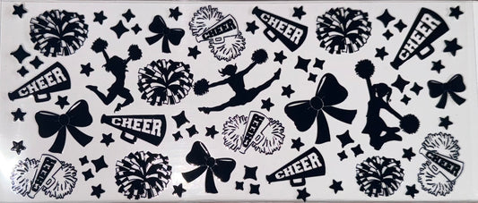 Tumbler Wrap/Decal - cheer