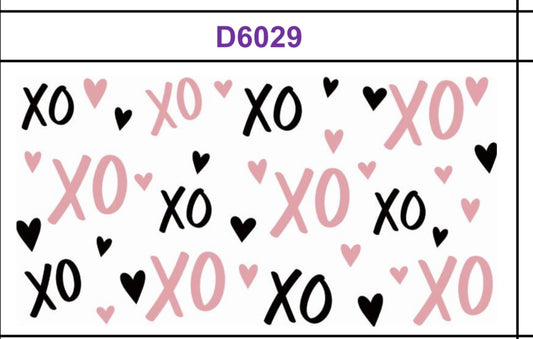 Tumbler Wrap/Decal - XOXO
