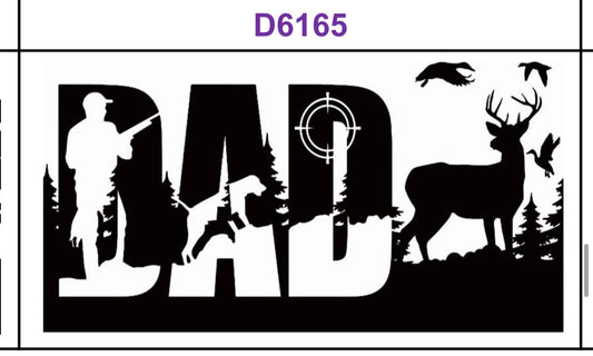 Tumbler Wrap/Decal - DAD Hunting
