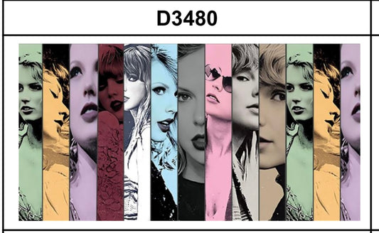 Tumbler Wrap/Decal - Taylor Swift