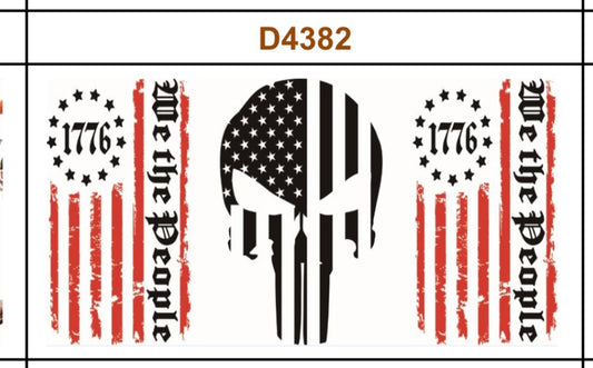 Tumbler Wrap/Decal -we the people