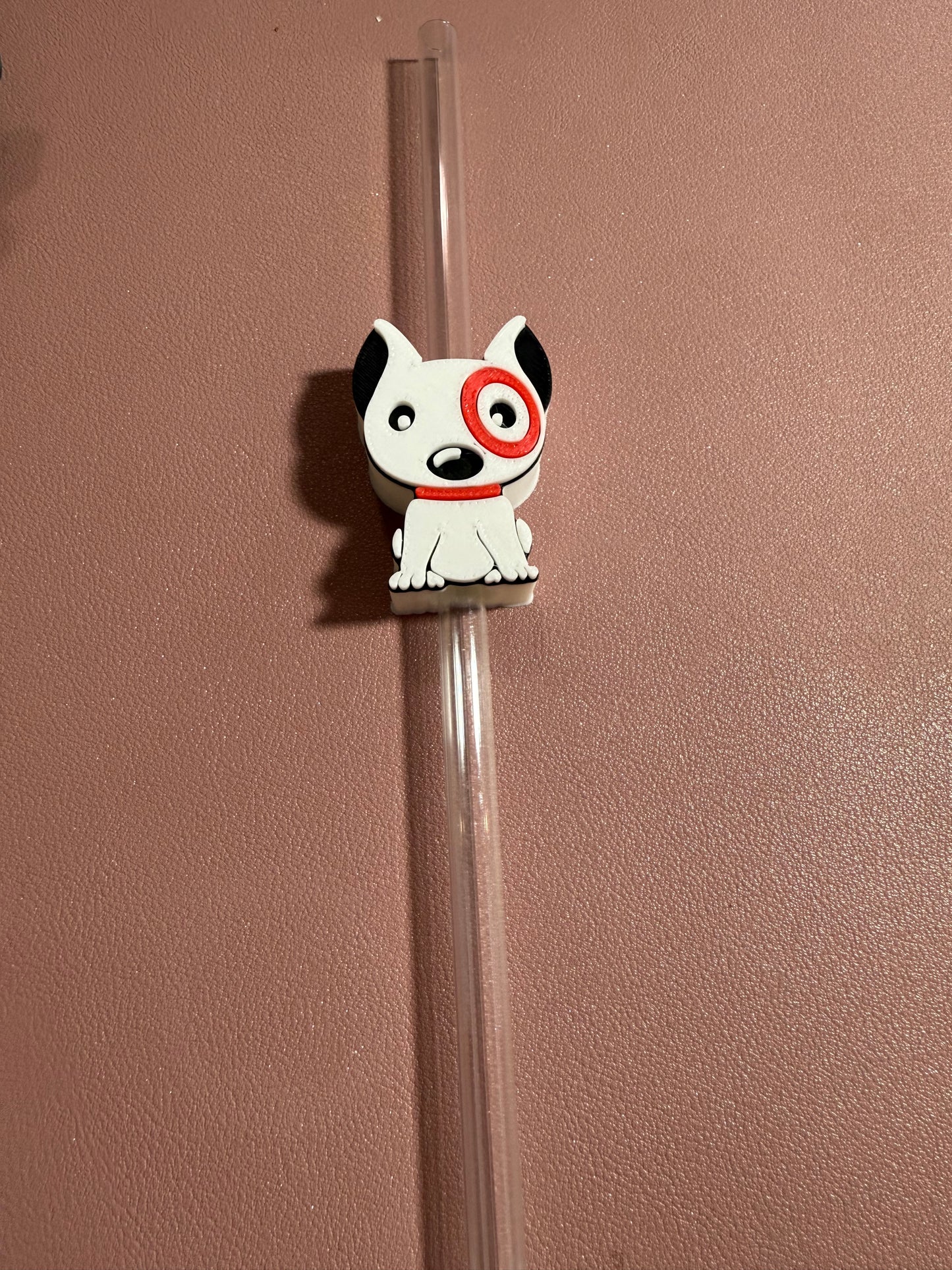 Custom Straw Topper-Bullseye