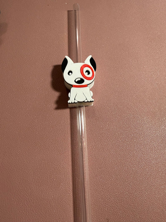 Custom Straw Topper-Bullseye