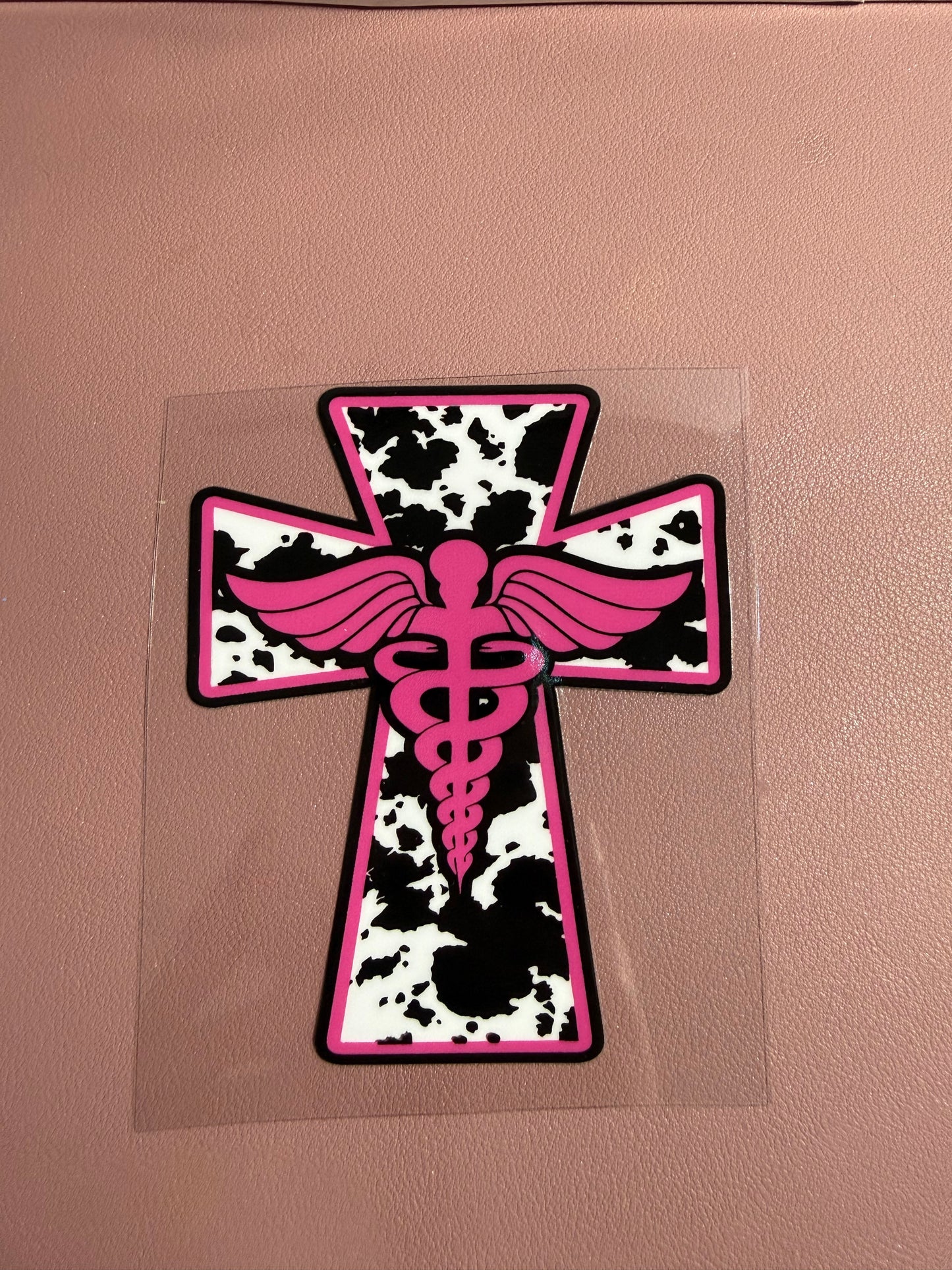 Tumbler Wrap/Decal- medical cross