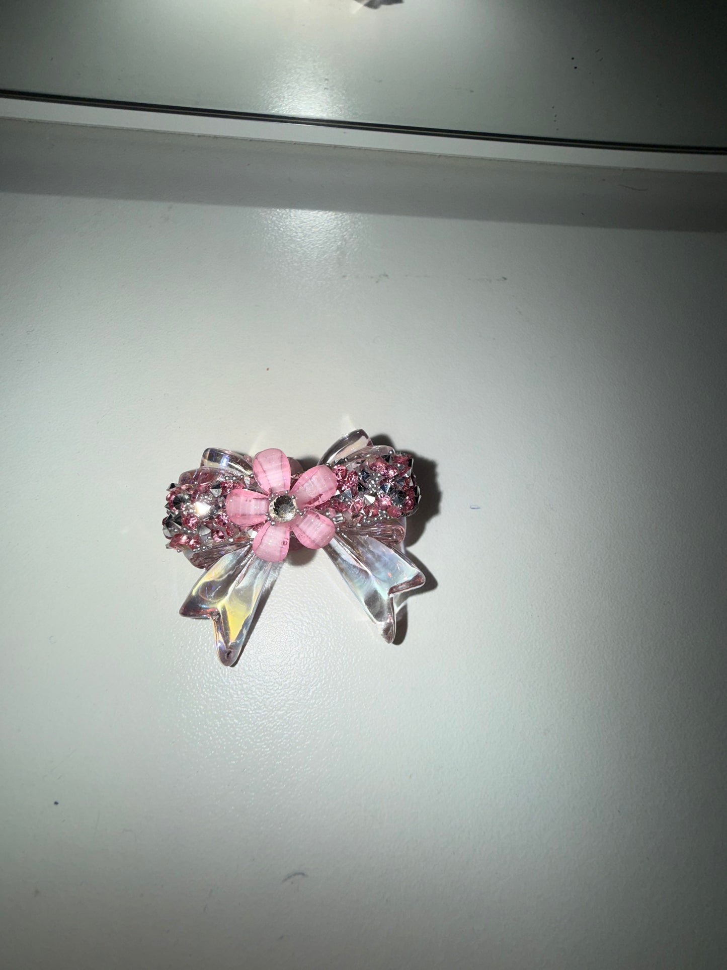 Pink Bling Bow Focal