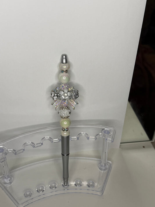 Ultimate Bling White/Silver Pen
