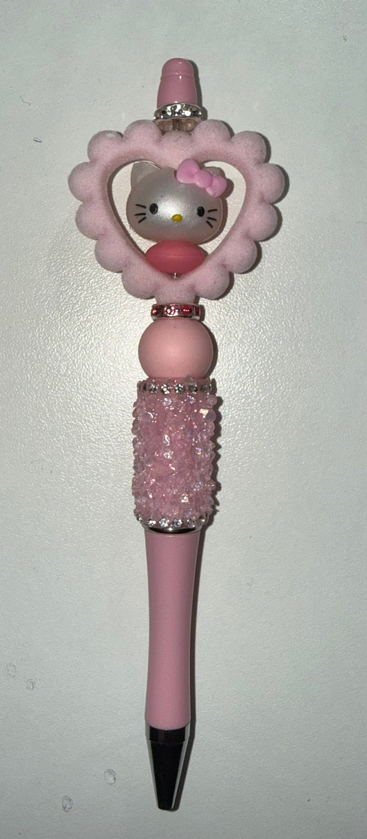Hello Kitty Heart Frame Premade Pen