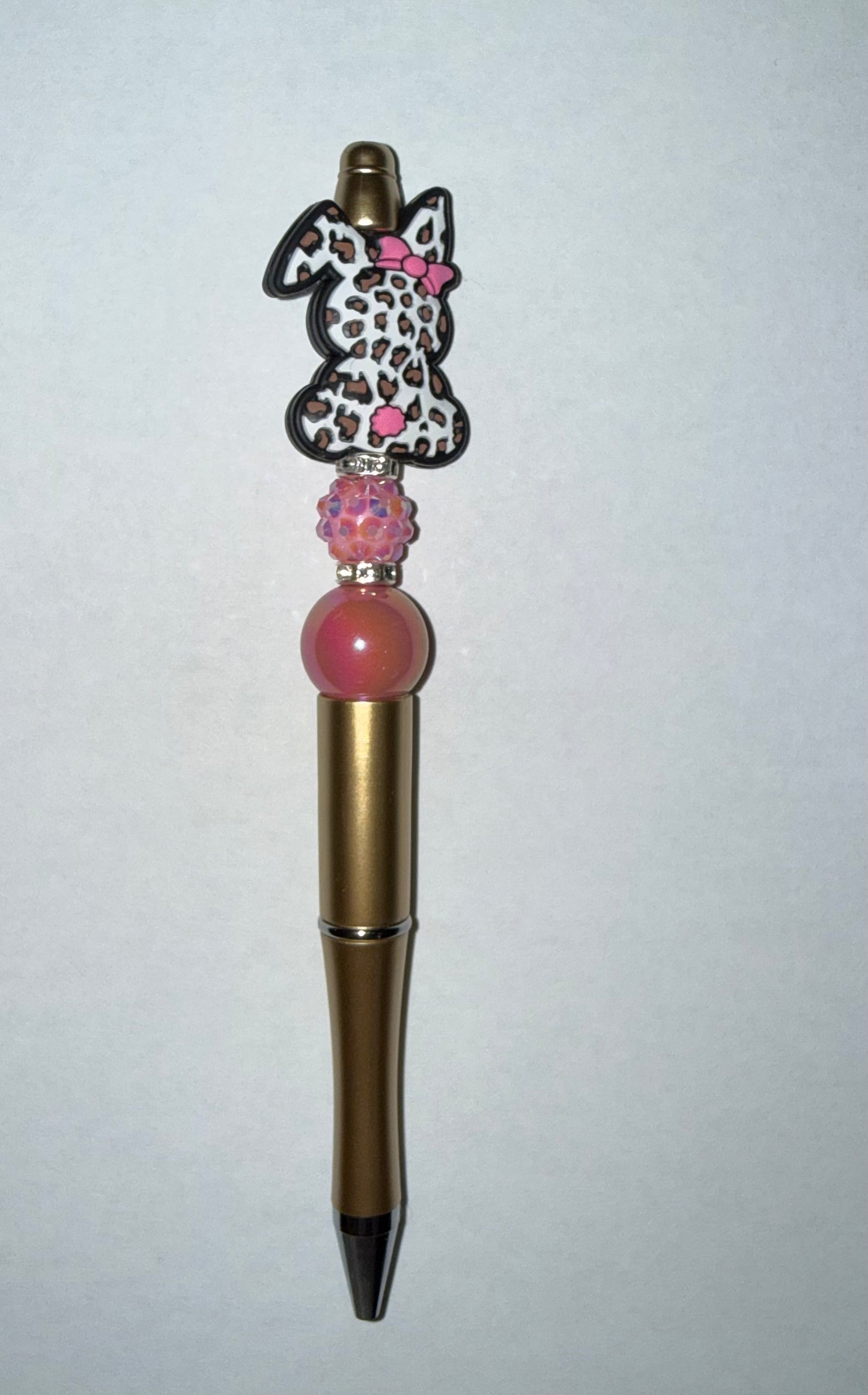 Easter Bunny with Pink Bow premade pen