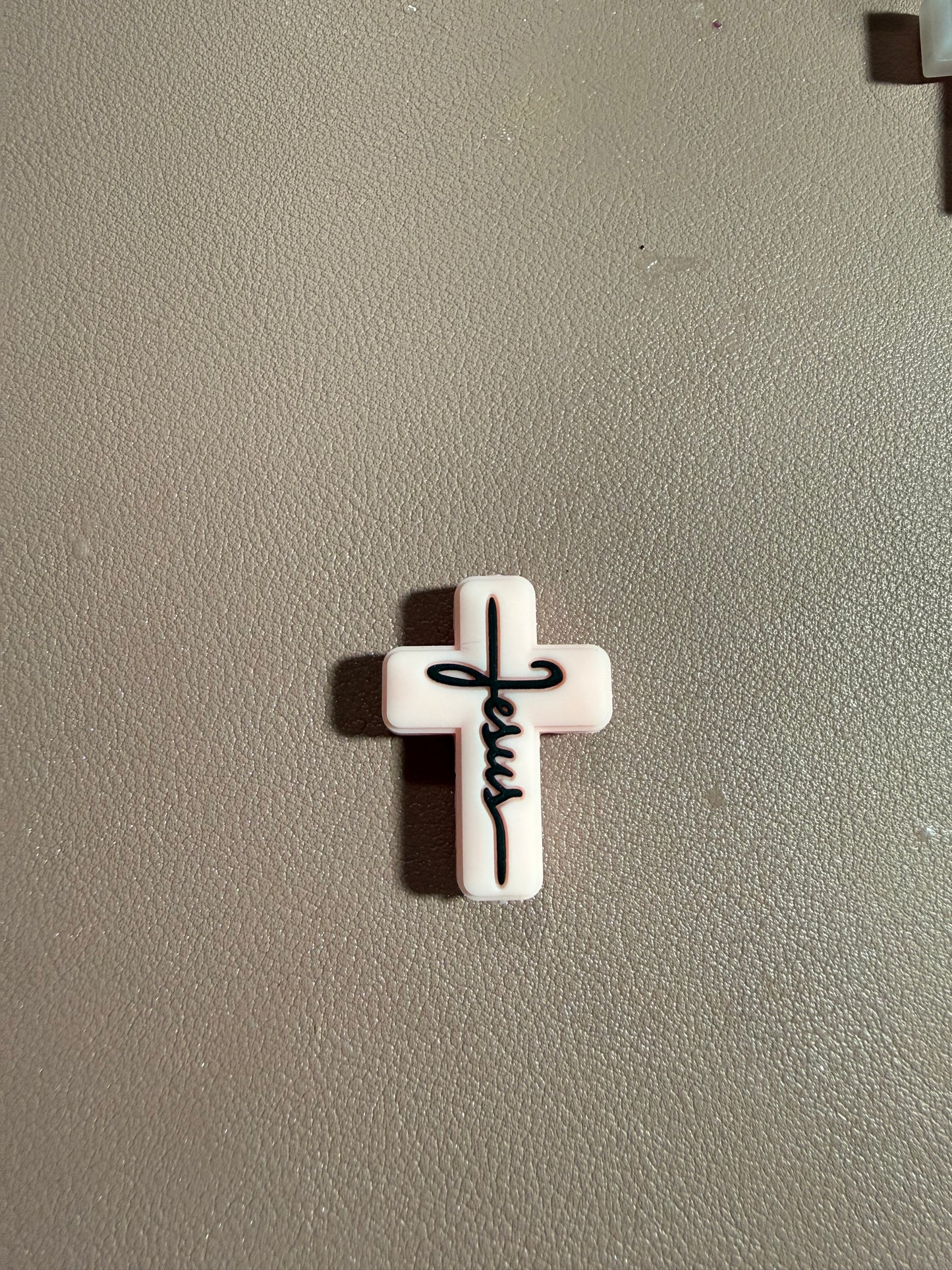 Pink Jesus Cross Focal