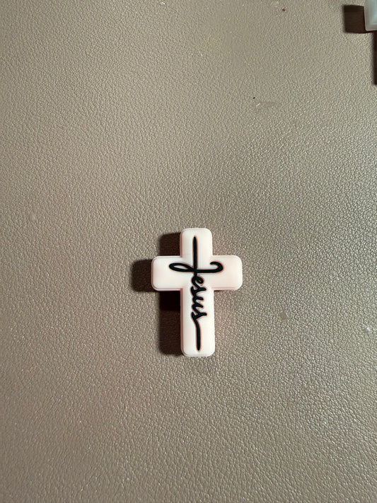 Pink Jesus Cross Focal