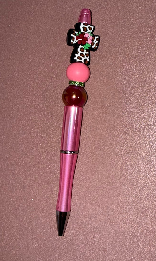 pink cross premade pen