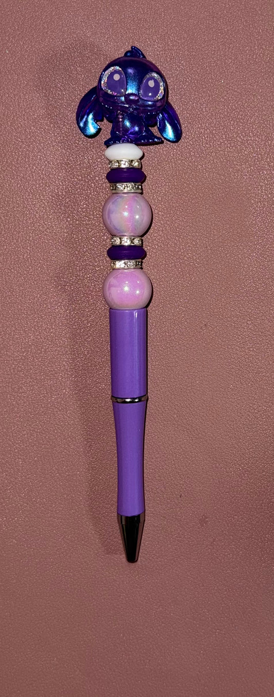 purple stitch 2  premade pen