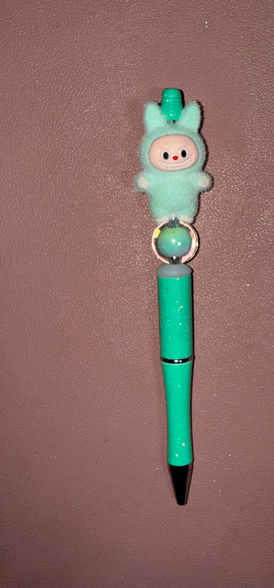 green labubu premade pen