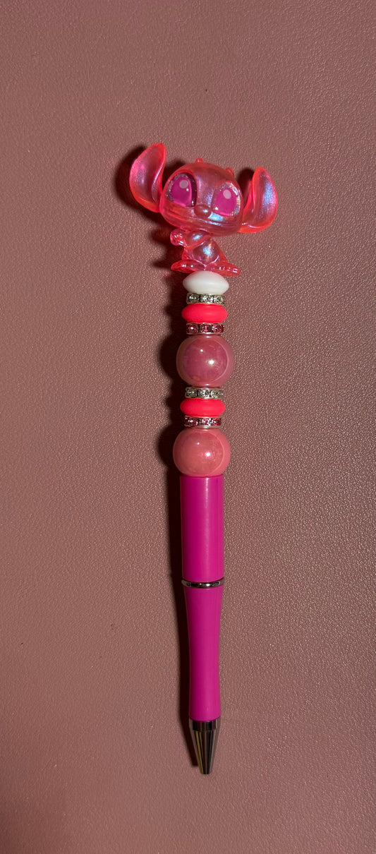 pink stitch premade pen