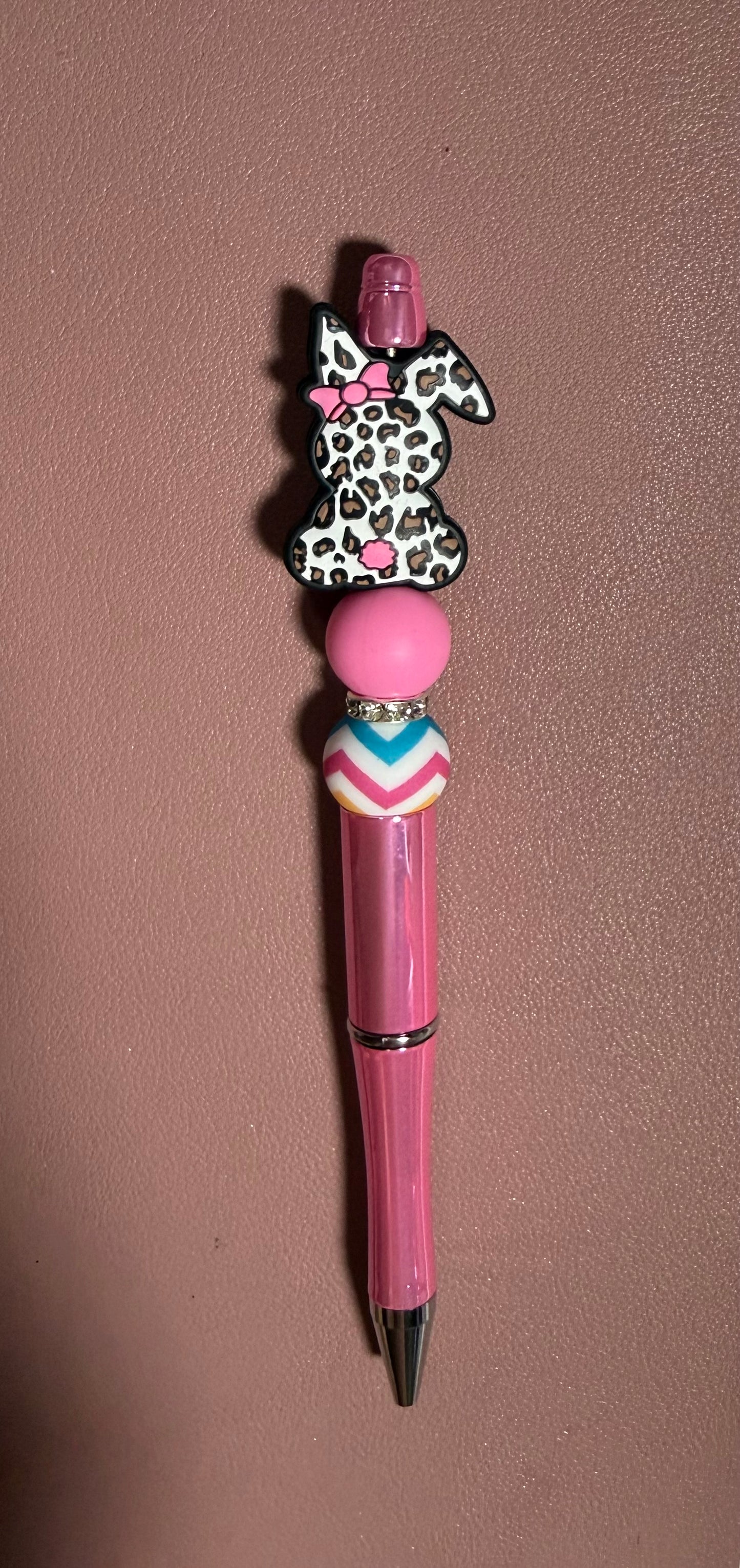 pink bunny premade pen