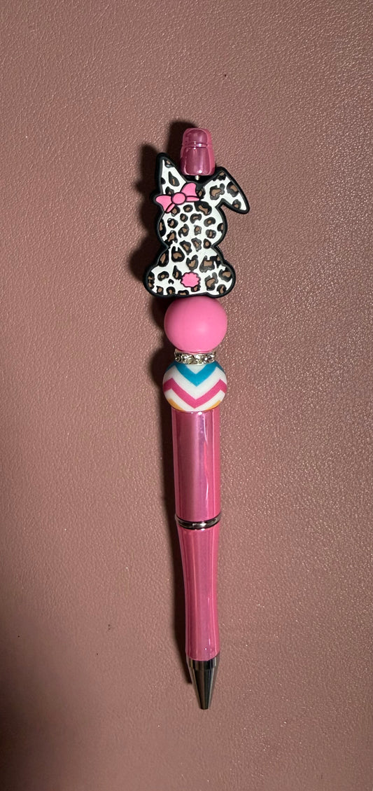 pink bunny premade pen