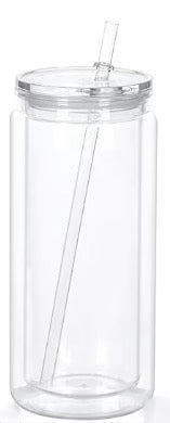 20oz Acrylic Snow Globe Tumbler